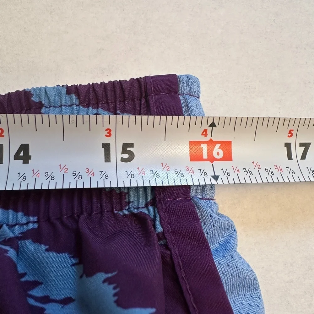 Nike‎ Women’s XL Running Shorts Purple Blue Drifit Inner Liner Pocket Fitness